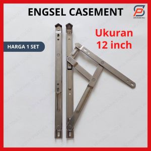 ENGSEL CASEMENT JENDELA ALUMINIUM 12 INCH INCI