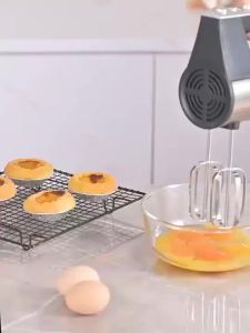 ArcticBreeze 5 Speed Electric Hand Mixer - Portable Baking Mixer For Cake Making Egg Whipping And Dough Beater Blender Kitchen Tool