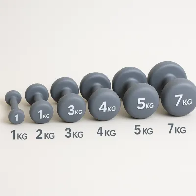 Barbel Dumbbell 1KG 2KG 3KG 4KG 5KG 7KG - 1 Pcs Warna Random Gym Rumah Olahraga Angkat Beban Workout Strength Training Fitness Praktis Multifungsi Original