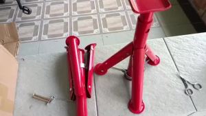 DIY MAX Car 3 Ton Heavy Duty Hydraulic Jack Stand With Additional Safety Lock Repair Equipment