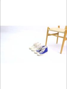 รองเท้าผ้าใบผู้ชาย รองเท้าฤดูใบไม้ผลิที่ระบายอากาศได้ สไตล์อเมริกัน รองเท้าหุ้มข้อสูง รองเท้าอเนกประสงค์ รองเท้าผู้ชายที่ทันสมัย