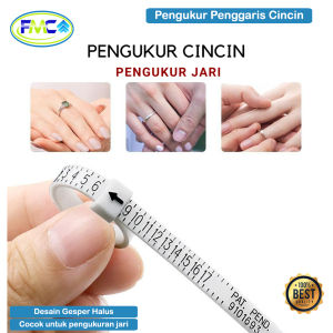 Alat Ukur Cincin Pengukur Jari Ring Sizer Measurement Tool Ukuran Set Bahan Plastik Murah Penggaris Diameter Ukur Jari Cincin Alat Ukur Diameter Jari Cincin