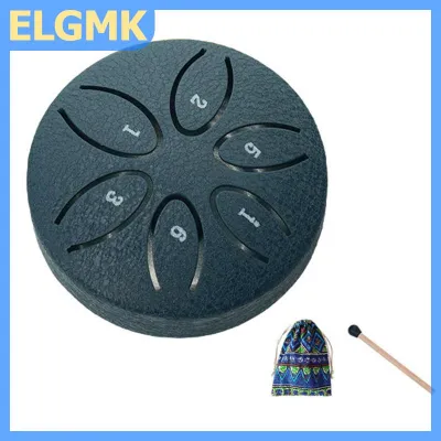 ELGMK Rain Drum Rain Drum For Outside When It Rains Rain Drum For Outside Garden Chakra Drum Chakra Drum For Rain Outdoor 6 Note