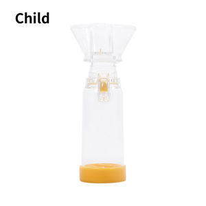 Professional MDI Chamber Spacers Bottle Adult/Pediatric/Baby Aerochamber Asthma Spacer Inhaler-Spacer Device Silicone Aerosol Cabin with Face Cover for 5 Years Old Kids Children to Adult (CE Certification)