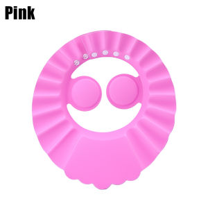 แชมพูปรับได้หมวกคลุมอาบน้ำแบบกันน้ำหมวกสระผมเพื่อปกป้องหูและดวงตาจากเครื่องอาบน้ำเด็กน้ำ