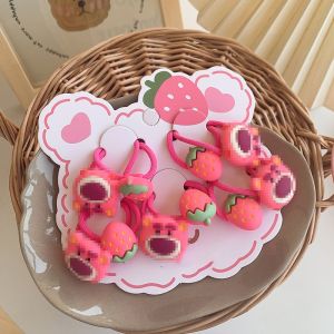 Gratis Semua - Ikat Rambut Anak Lucu / Kunciran Warna Cerah / Karakter Imut Gaya Korea