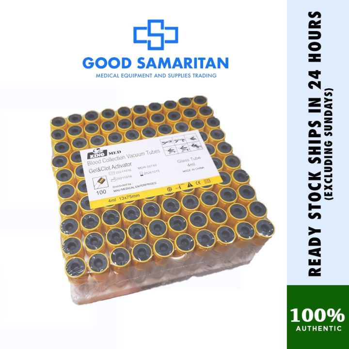 Vacutainer Yellow Top / Gel and Clot Activator Tubes/ Evacuated Blood