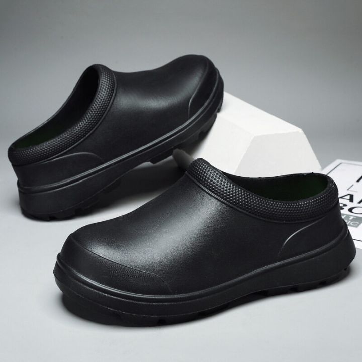 Chef Shoes for Men Black shoes Kitchen Work Shoes Safety Shoes