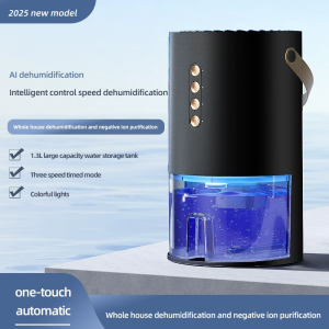🚀 Portable Portable Dehumidifier SG 1.3L Quiet 48dB for Bedroom Wardrobe Anion Anti-Mold (W/B)