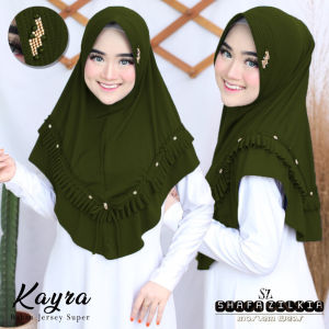 Hijab Instan Kayra Kekinian Terbaru 2023 Kerudung Instan Jersey Kerudung Bergo Pet