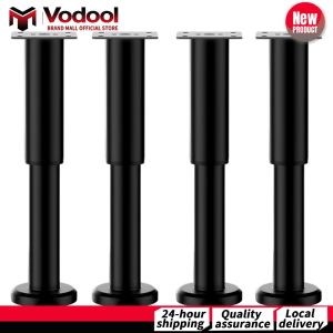 Set of 4 Adjustable Metal Bed Legs 7-11.8in Heavy Furniture Support Legs for Bed Couch
