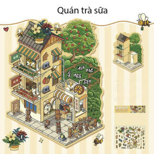 <NHIỀU MẪU> Sticker tạo cảnh 3D phiên bản lớn mới nhất 2025
