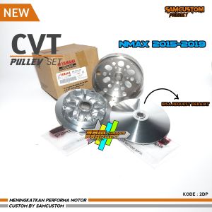 Paket Rummah Roller Custom Cvt Racing Kirian Pulley Racing Mangkok Ganda Custom Nmax 2015-2019