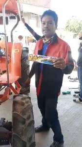 ชุดค้ำหลังคารถไถตระกูลแอล 5018sp - 5 ล้าม สีขาว คารถ ไถตระกูล