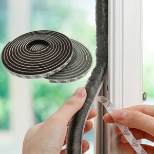 4Roll Door Window Soundproof Seal Strip Wind Waterproof Self-Adhesive Sealing Strips Insulation Tools 400CM