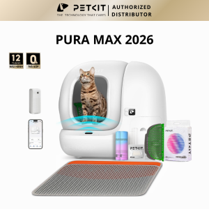 [NEW 2026] Nhà Vệ Sinh Cho Mèo Tự Động Máy Dọn Phân Mèo Petkit Pura Max 2026