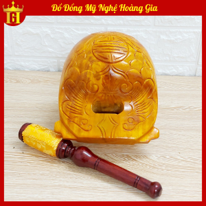 Mõ Tụng Kinh Huế Mõ Mít Chạm Hoàn Toàn Thủ Công