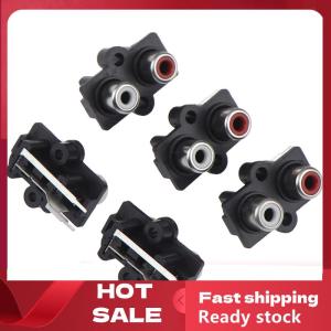 🚚【Local Express Delivery】🚚 5Pcs 2/4 hole RCA Female Stereo audio Jack AV Audio input socket Connector