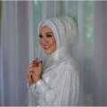 KERUDUNG PENGANTIN / SLAYER PENGANTIN / JILBAB PENGANTIN TERBARU. 