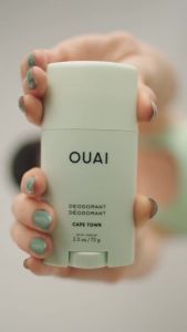 OUAI Aluminum Free Deodorant - Womens Deodorant with 24-Hour Odor Control & Invisible Application - Enriched with Notes of Rose Berry Lychee & Pink Peppercorn - Melrose Place (2.5 oz)