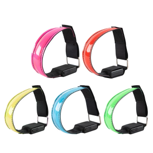 Waterproofed LED Armbands Bicycles Cycling Glowing Wearable Wristband for Running Biking and Hiking