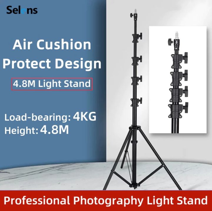 Photo Light Backdrop Clamps Selens Photography Reflector Stand Kit