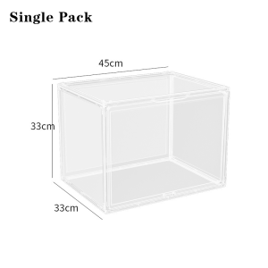 ⚡SG Delivery⚡ Acrylic Display Box Helmet Display Case Popmart Display Transpent Box Stand Shelf Bag