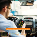 Car LED fun expression light smiley face light rear window multi-function warning gesture light palm light. 
