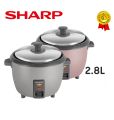 Sharp 2.8L KSH288S Non-Stick Rice Cooker With Steamer KSH288SPK / KSH288SSL. 