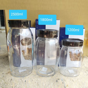 Lọ thủy tinh đựng gia vị nắp vặn siêu kín - dung tích 1200ml 1800ml và 2500ml