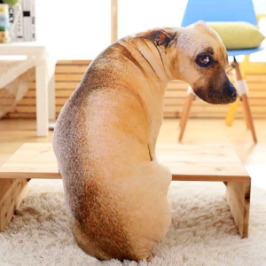 Lovely Dog Pillow for Doll Baby Room Decoration Eco-friendly Plush for Doll Pleasant Toys Soothing for Doll for Children