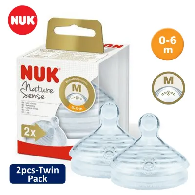 NUK Simply Natural Nature Sense Bottle Feeding Essential Baby BPA Free - 5oz 150ml/9oz 260ml Single Loose Pack