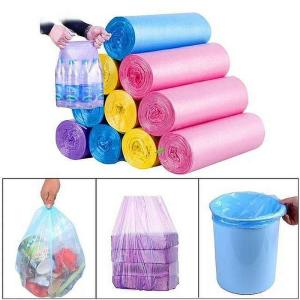 Kantong Plastik Roll Dengan Tali dan Non Tali Kantong Plastik Sampah Roll