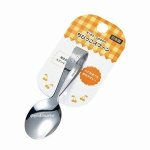PAKET Sendok Garpu Bayi Anak Stainless Steel High Quality Jepang/Kids Spoon Fork Japan Genki Market