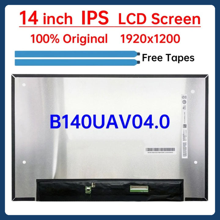14 Inch IPS Laptop LCD Screen B140UAV04.0 Display Matrix Panel ...