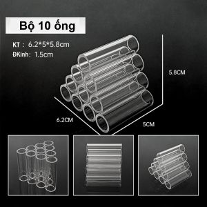 Ống đồ chơi trang trí bể cá tép cảnh bằng Acrylic