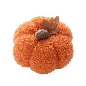 YOUSHI TOP Soft Flocked Mini Pumpkin Ornament Plush Party Supplies Halloween Decoration Funny Festival Pumpkin Decor Halloween