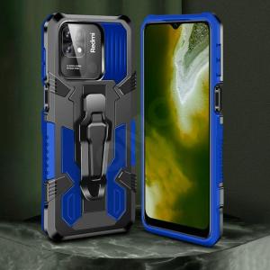 Casing Xiaomi Redmi 10C New HardCase Armor Belt Clip Kick Standing Robot Terbaru