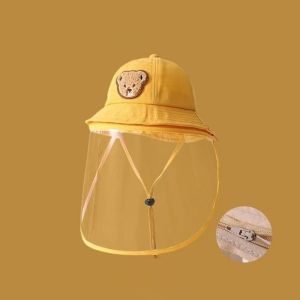 BUENOO Anti-UV Fisherman Hat Adjustable Prevent Droplets Sun Hat Detachable Sunscreen Hat Summer