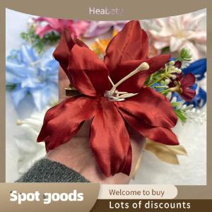 Heabety Fashion Fashion Headwear Hawaiian Flower Hair Clips Romantic Side Clip Sweet Bangs Hair Clip Artificial Flower Hair Accessories Gifts