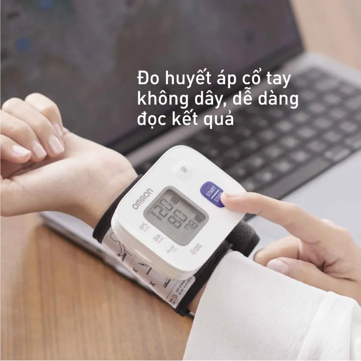 Máy Đo Huyết Áp Cổ Tay Omron HEM-6161