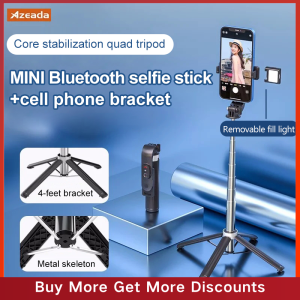 ที่วางโทรศัพท์มือถือ เซลฟี่ สี่ขาตั้งกล้อง พลิกกลับได้ ป้องกันการสูญหาย ระยะไกล เบา การท่องเที่ยว