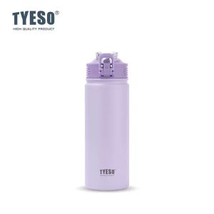TYESO Thermal Tumbler Flask Water Bottle Vacuum Insulated Stainless Steel Coffee Cup 600ml 750ml