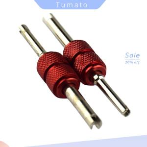 Tumato Universal Tire Valve Core Stems Remover Screwdriver Tool Dual Use Car Accessories
