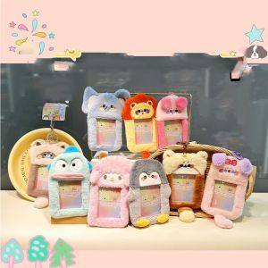 HEFEI card holder with lanyard id card holder lanyard card holder card holder tag Korean Idol Cartoon Photocard Holder HANGYODON My Melody Bus Card Holder Cute Card Sleeve Plush Photocard Holder Student