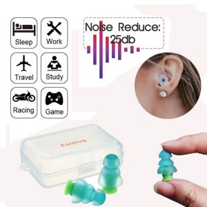 LITUILI Concerts Noise Reduction Reusable Hearing Protection Silicone Ear Plugs Noise Cancelling