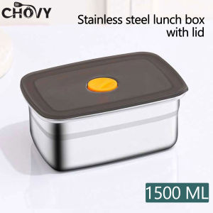 CHOVY SUS 316 Stainless Steel Lunch Box Vacuum Food Container Lunch Box for adult Leak-proof Travel Lunch Box