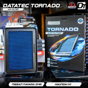 ราคาพิเศษ กรองอากาศ Nissan Navara D40 ปี 2008-2013 Navara NP300 ล้างน้ำได้ DATATEC TORNADO