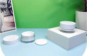 10/30pcs 20g/30g/50g Empty Clear Round Acrylic Cream Jar Makeup Jar Refillable Bottle Cosmetic Container Travel Bottle
