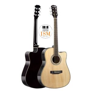 Stiller กีต้าร์โปร่ง 41" Acoustic Guitar 41" รุ่น ST41 พร้อมกระเป๋า ปิ๊ก3อัน ประแจ